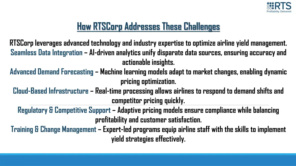 how rtscorp addresses these challenges