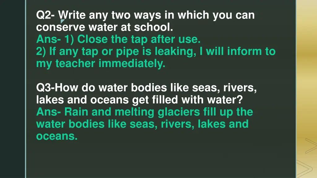 q2 write any two ways in which you can conserve