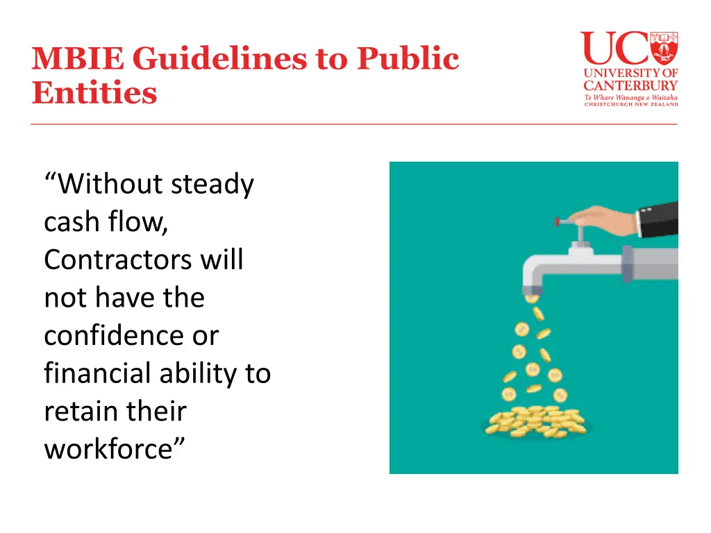 mbie guidelines to public entities