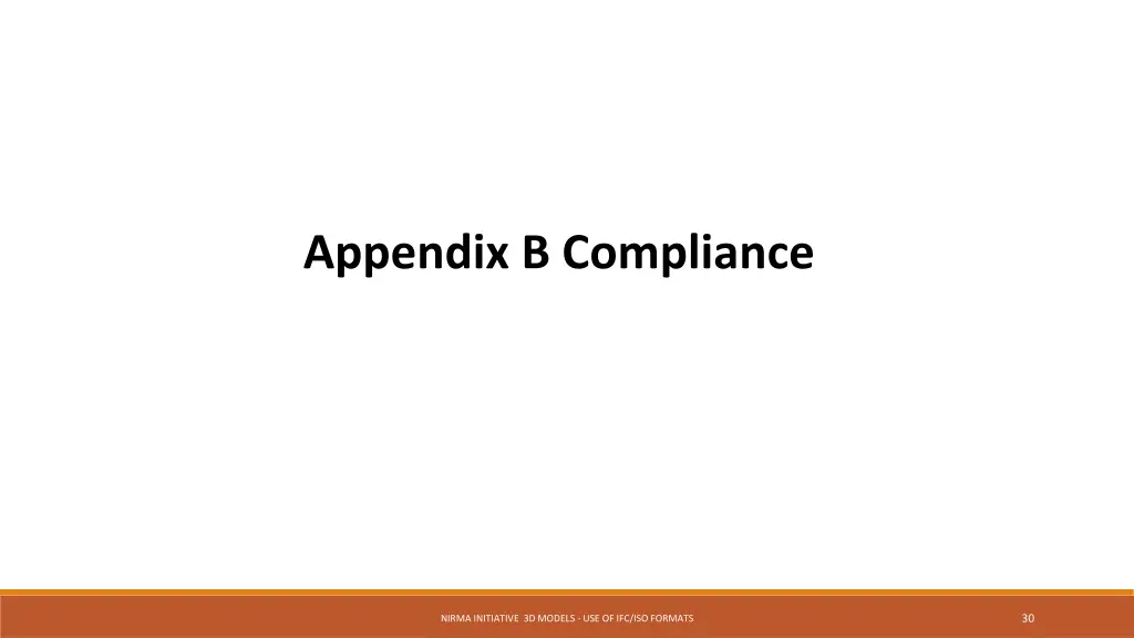 appendix b compliance