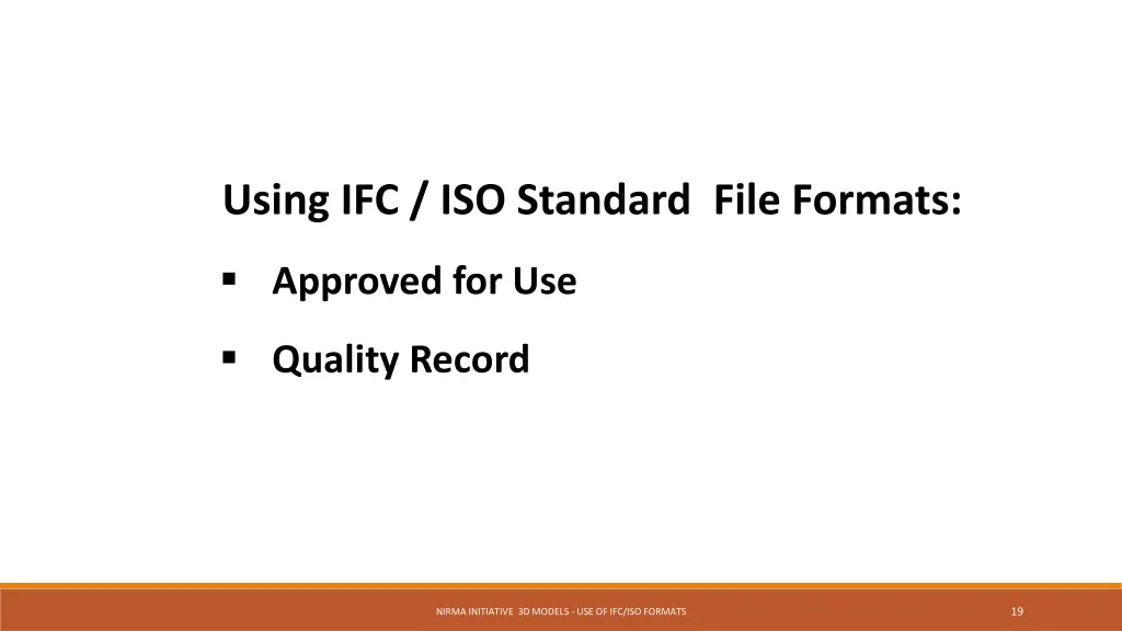 using ifc iso standard file formats