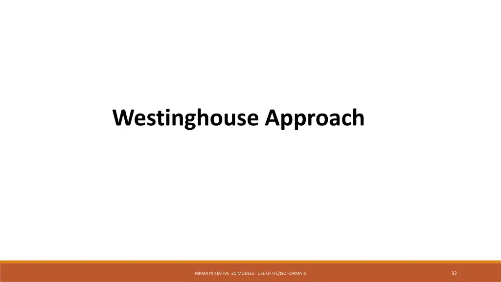 westinghouse approach