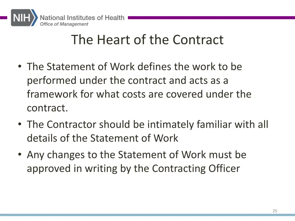 the heart of the contract