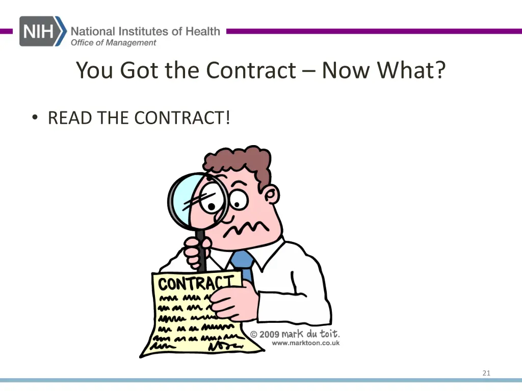 you got the contract now what