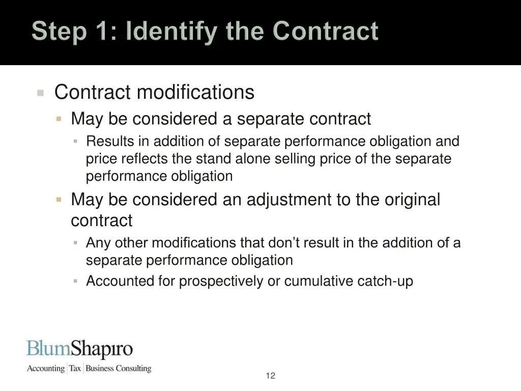 contract modifications may be considered