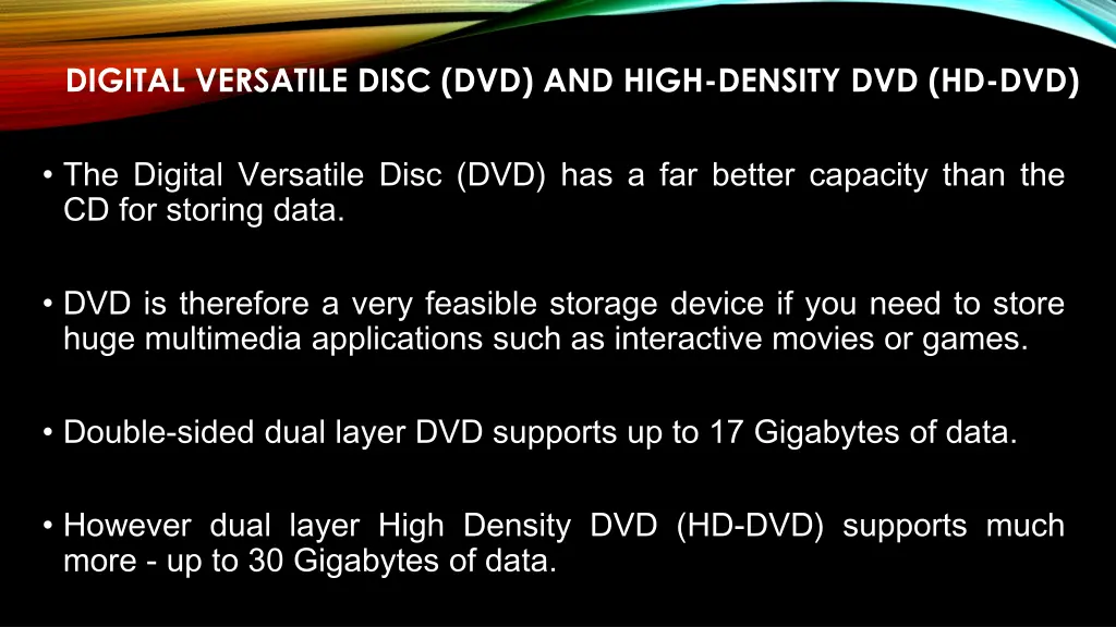 digital versatile disc dvd and high density