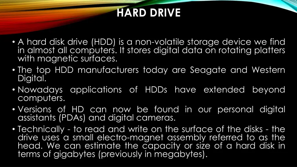 hard drive