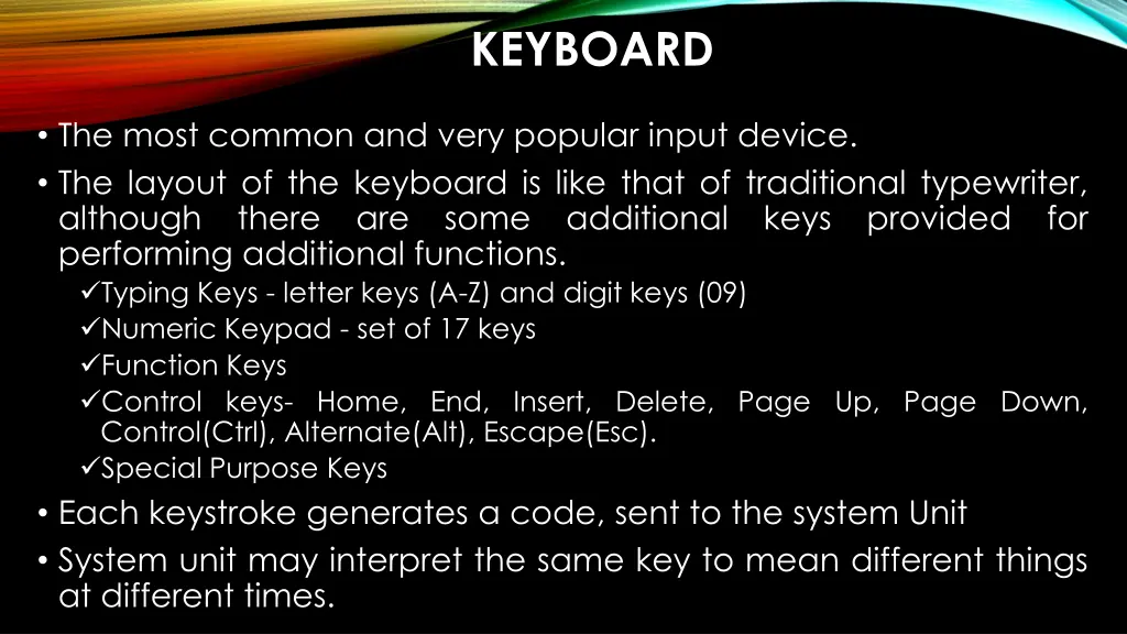 keyboard