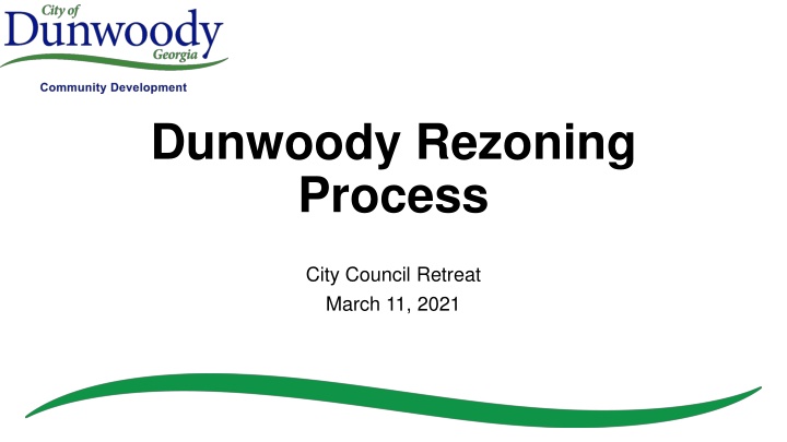 dunwoody rezoning process
