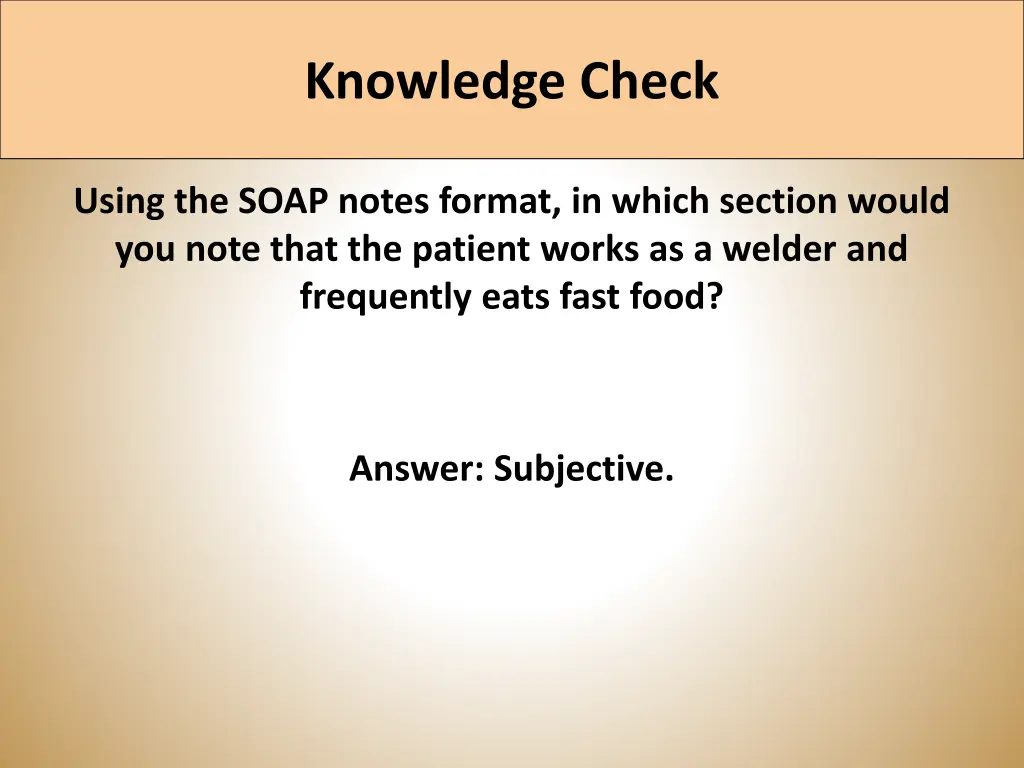 knowledge check 3