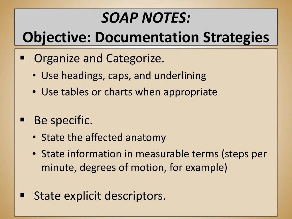 soap notes 2