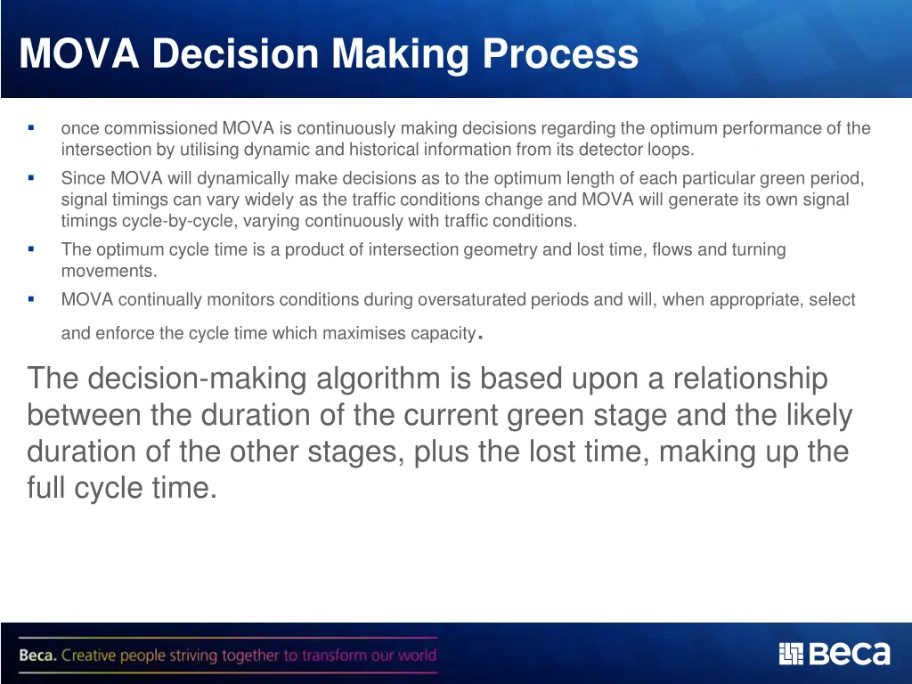 mova decision making process