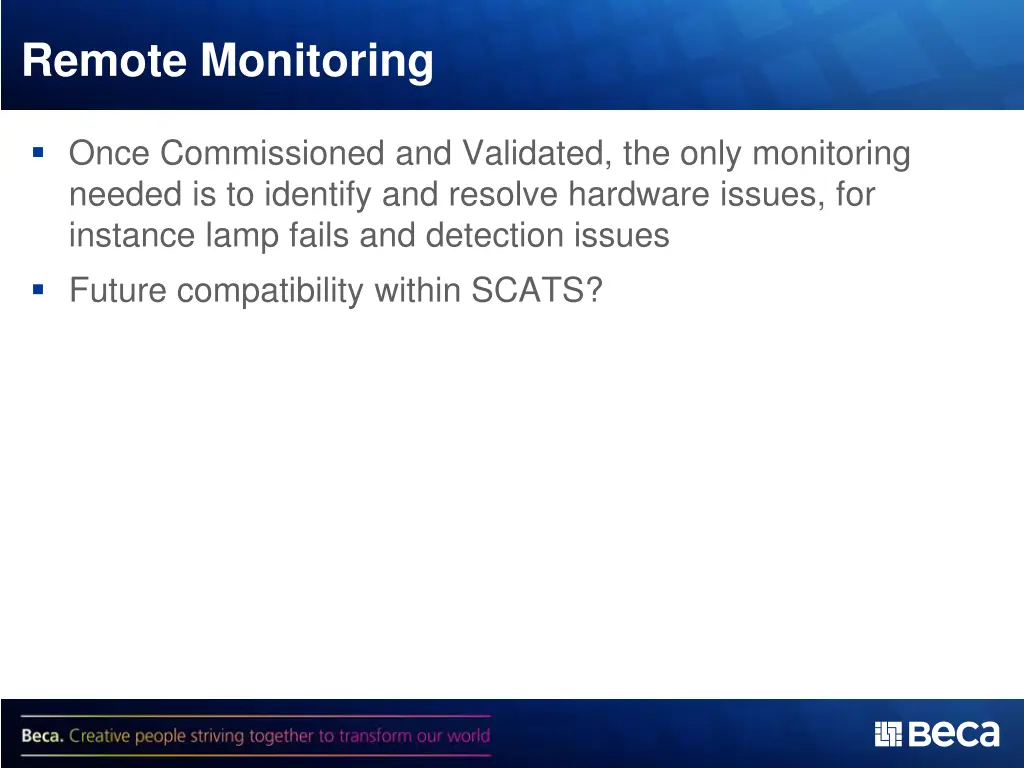 remote monitoring