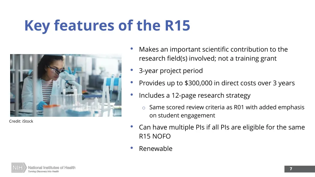 key features of the r15