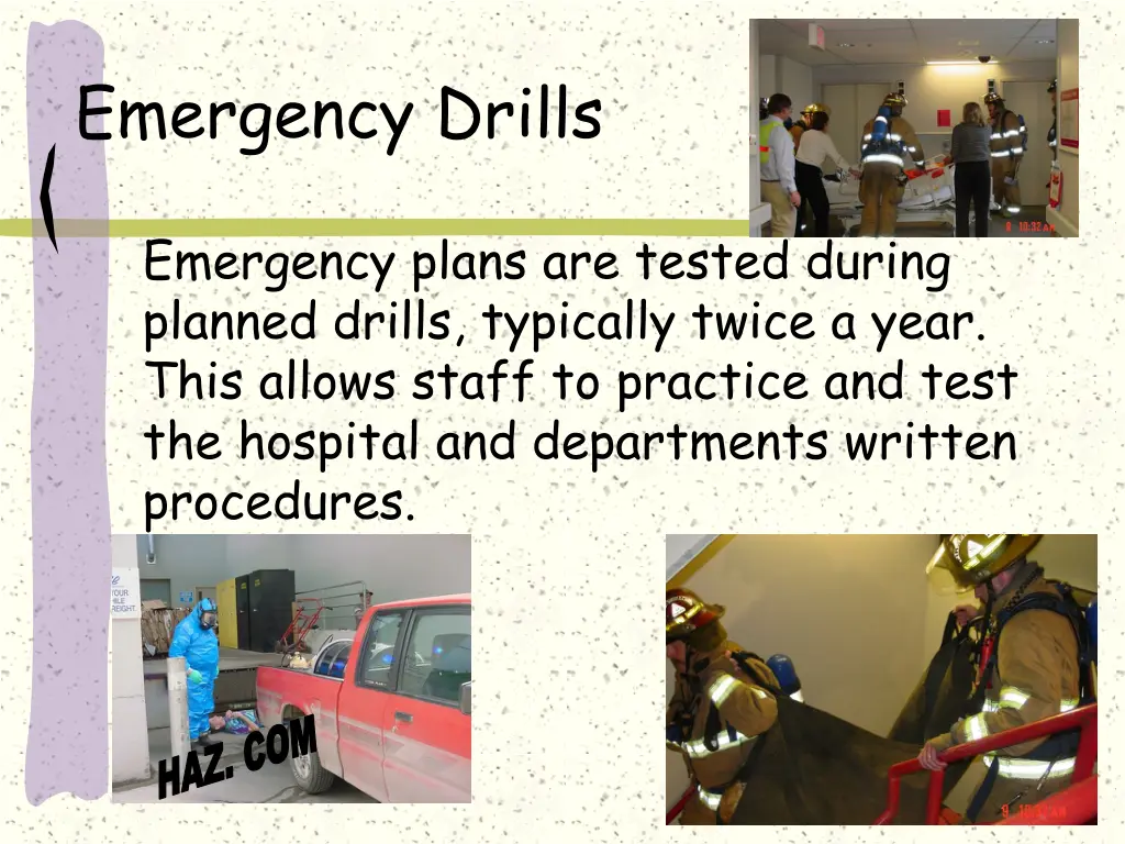 emergency drills