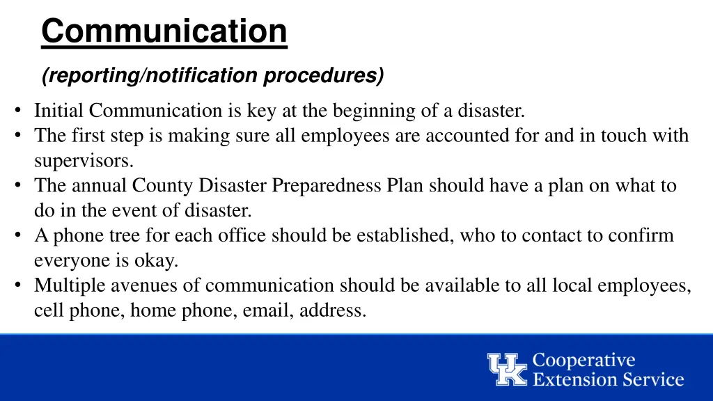 communication