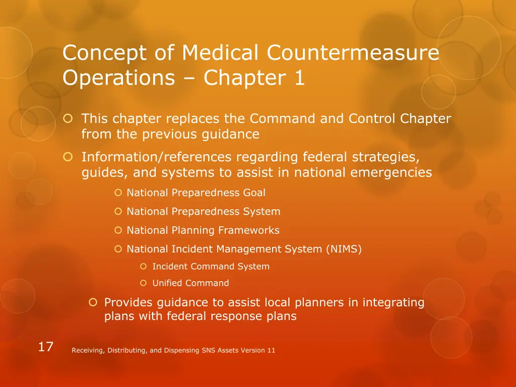 concept of medical countermeasure operations