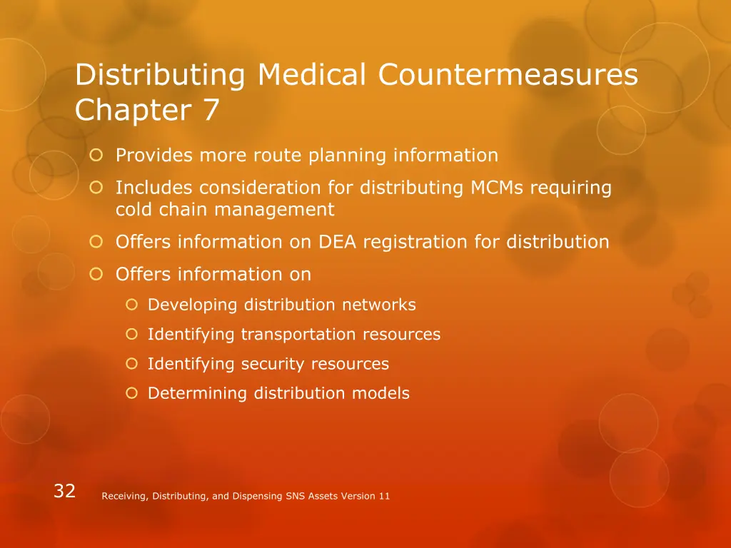distributing medical countermeasures chapter 7 1