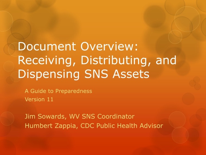 document overview receiving distributing