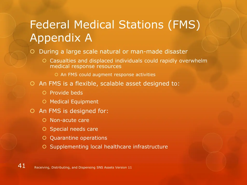 federal medical stations fms appendix a