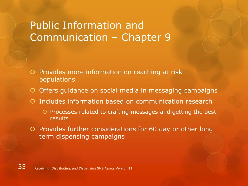public information and communication chapter 9