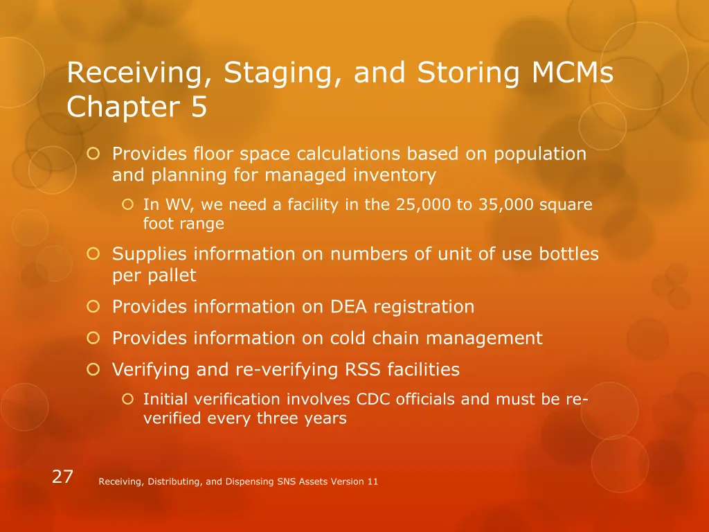 receiving staging and storing mcms chapter 5
