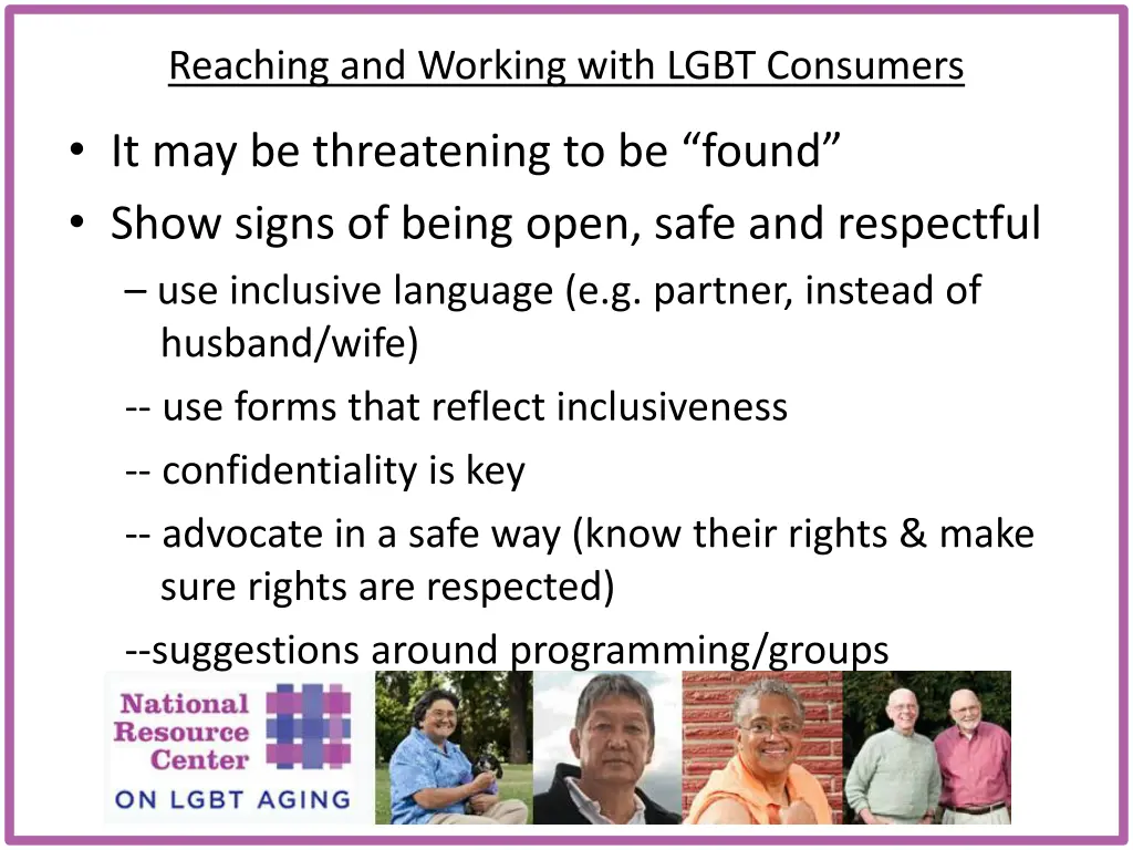reaching and working with lgbt consumers
