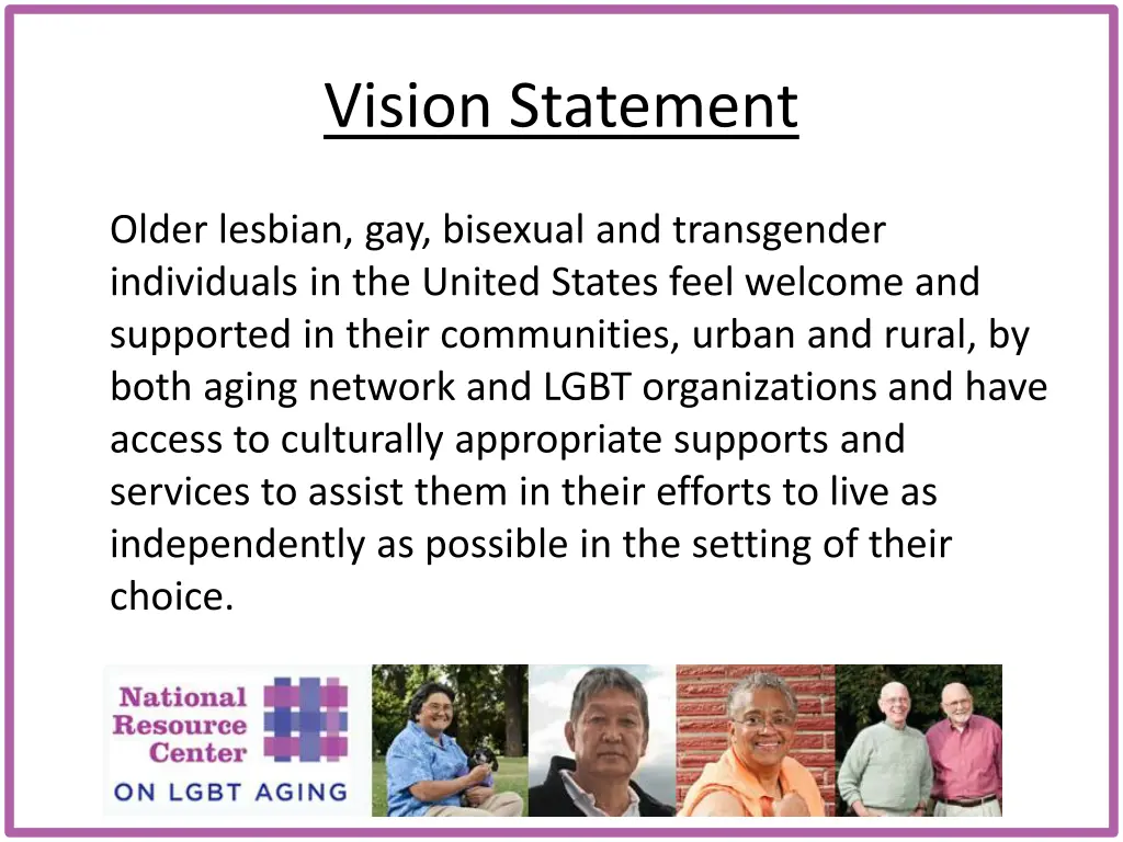 vision statement