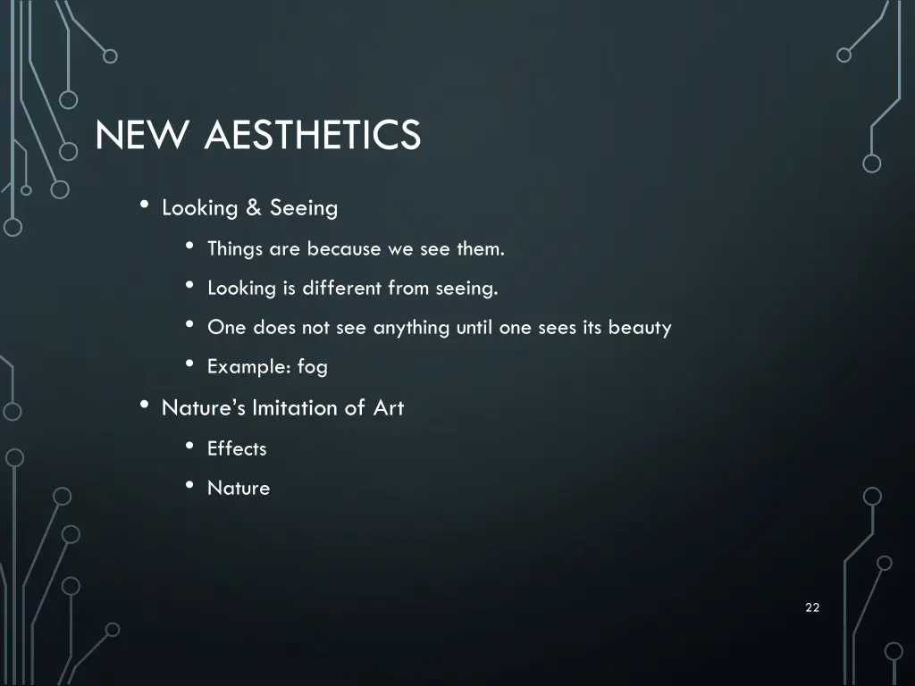 new aesthetics 1