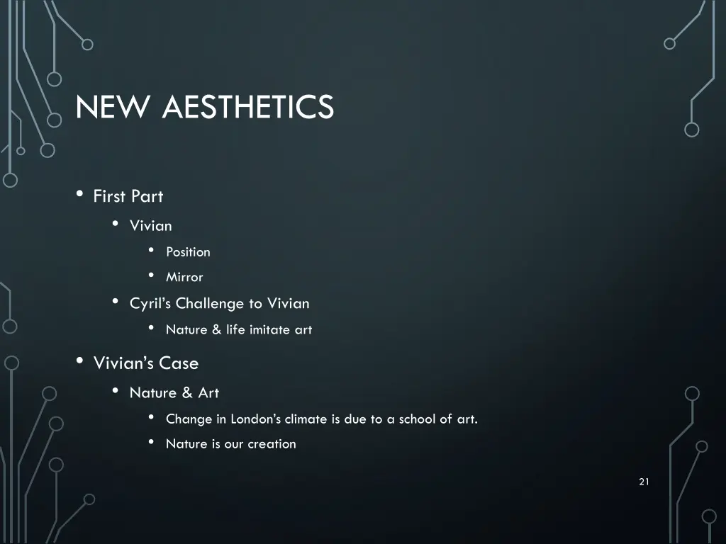 new aesthetics