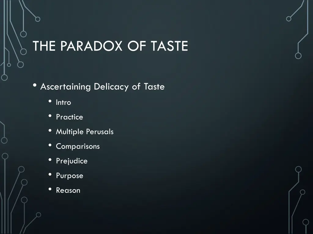 the paradox of taste 4