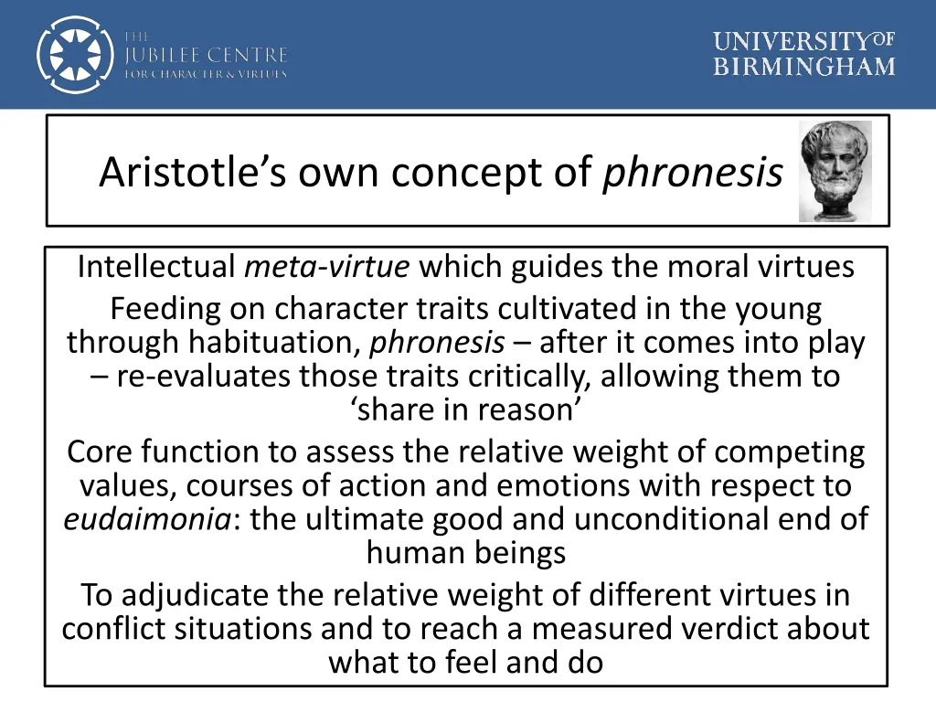 aristotle s own concept of phronesis