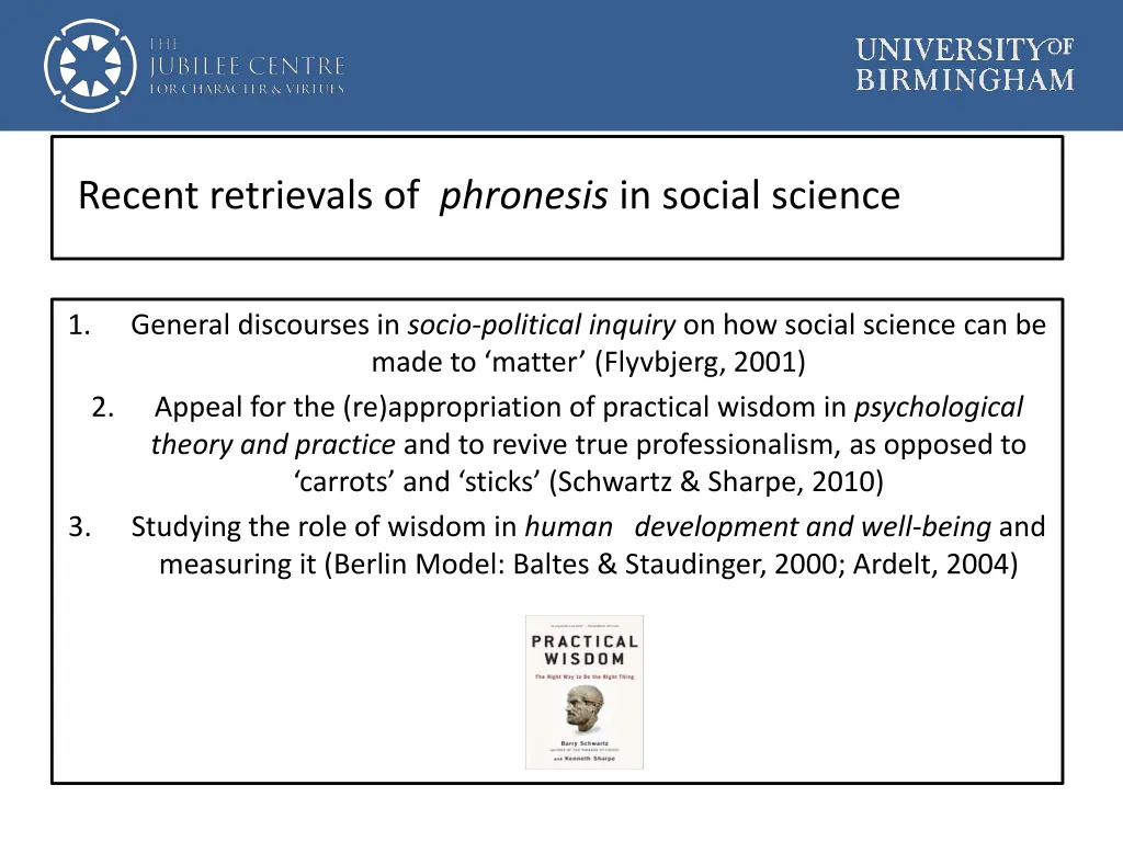 recent retrievals of phronesis in social science