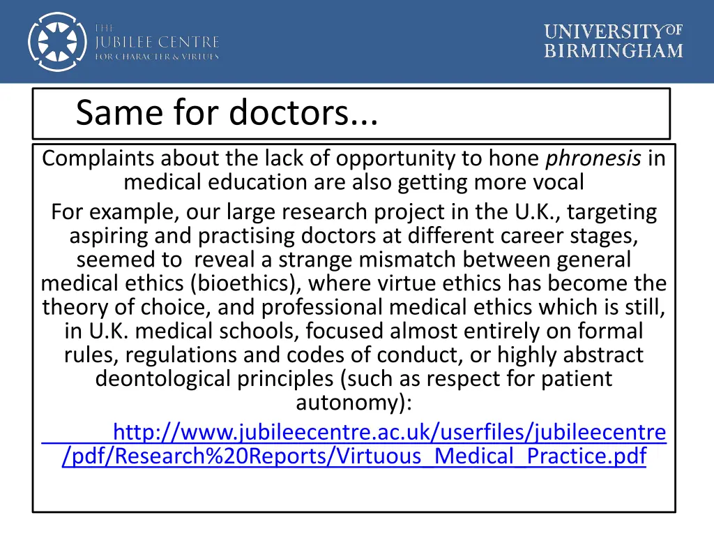 same for doctors