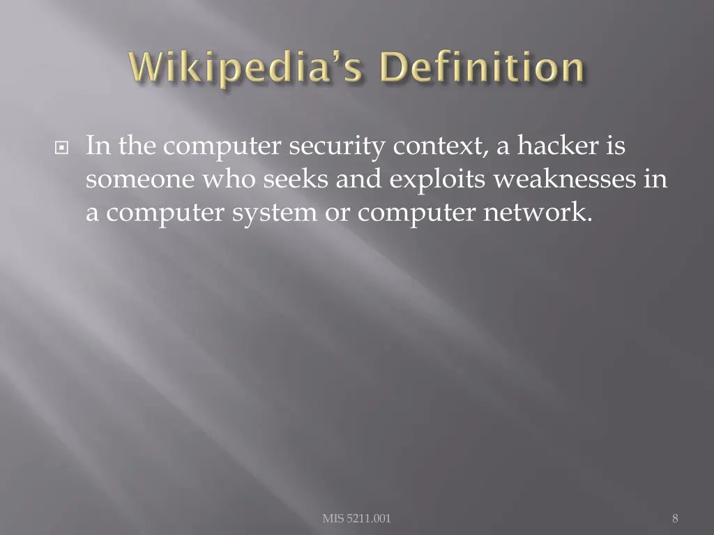 in the computer security context a hacker