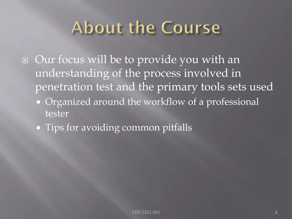 our focus will be to provide you with