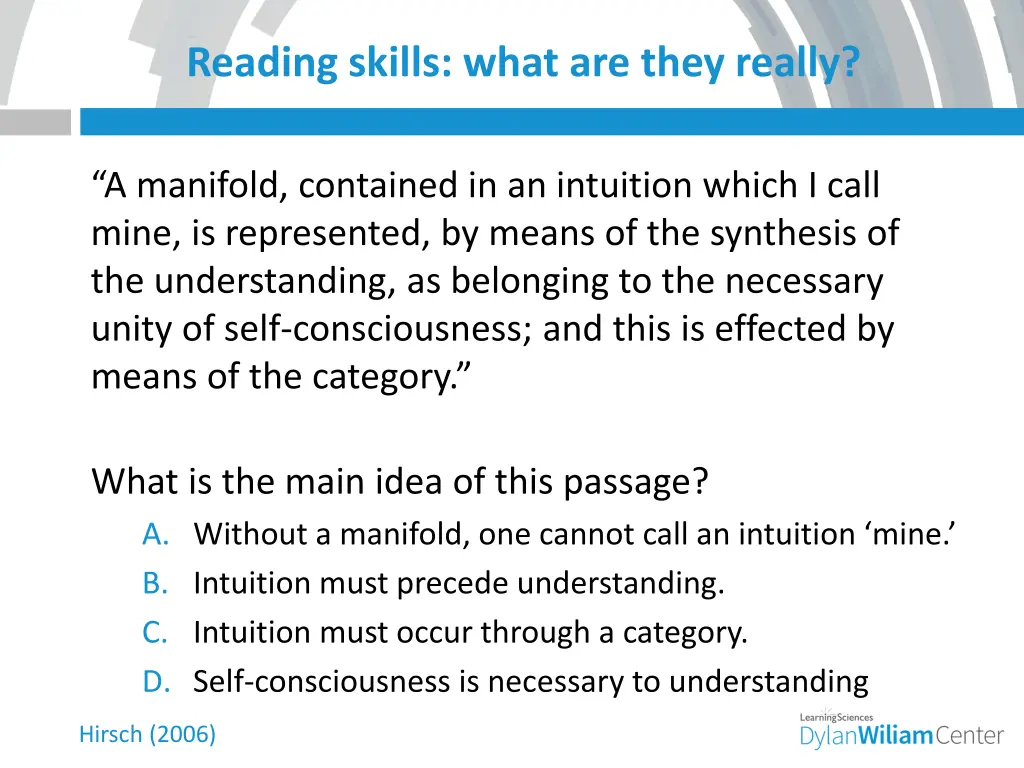 reading skills what are they really