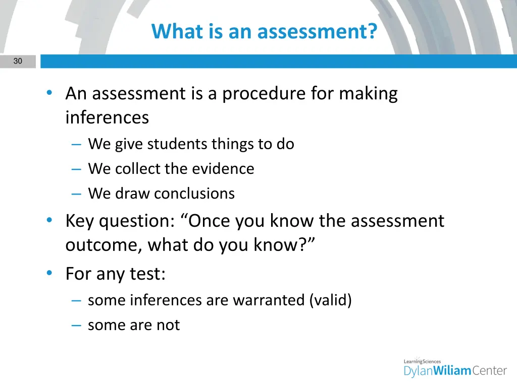what is an assessment