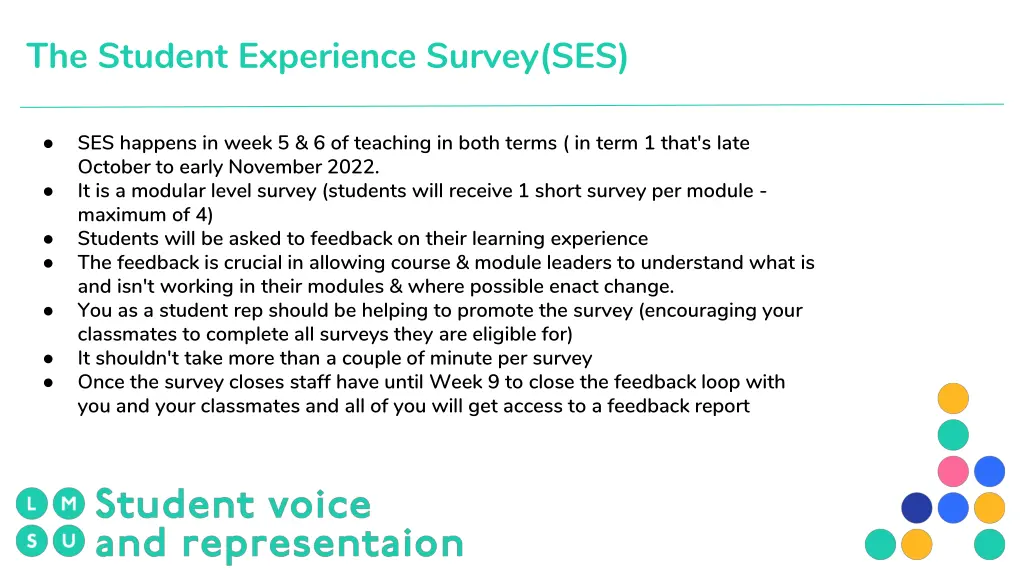 the student experience survey ses
