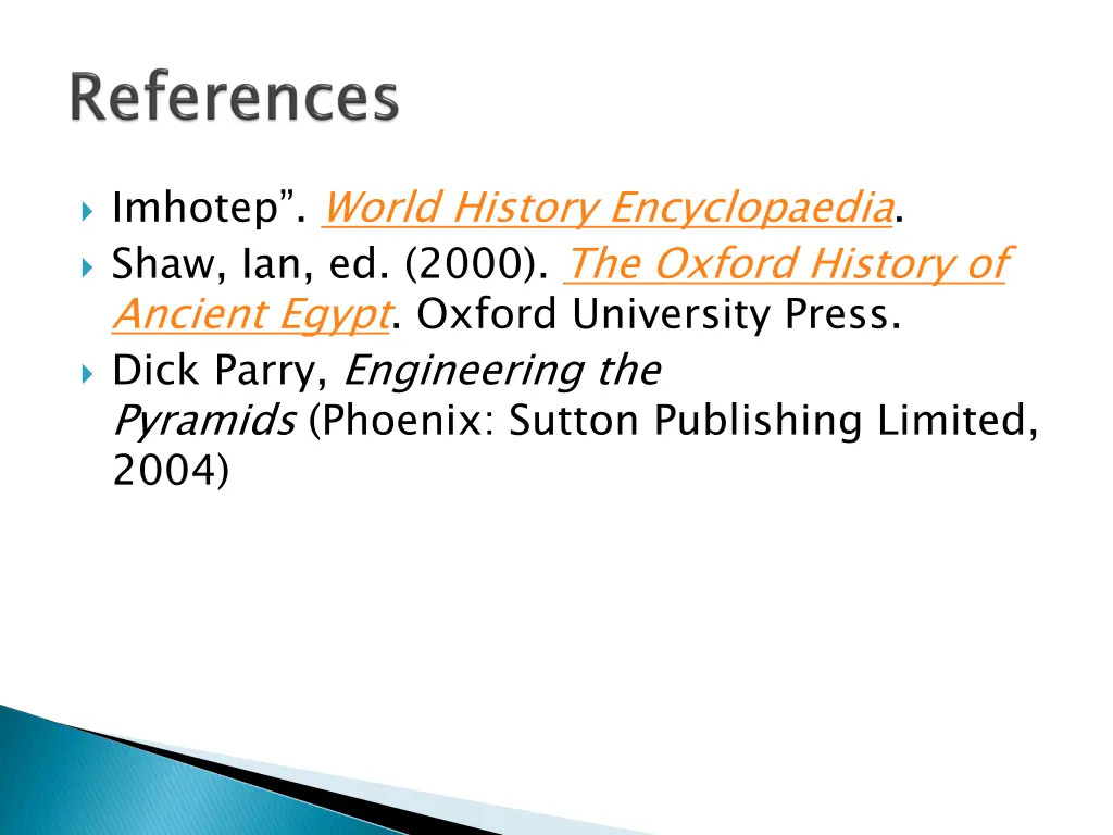 imhotep world history encyclopaedia shaw