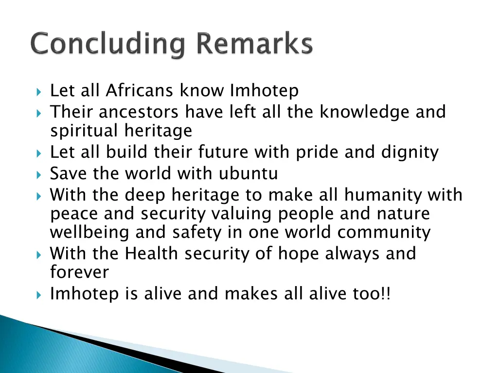 let all africans know imhotep their ancestors