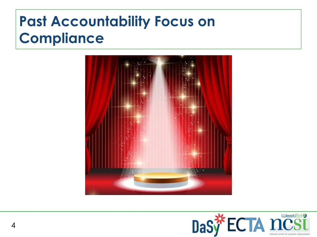 past accountability focus on compliance