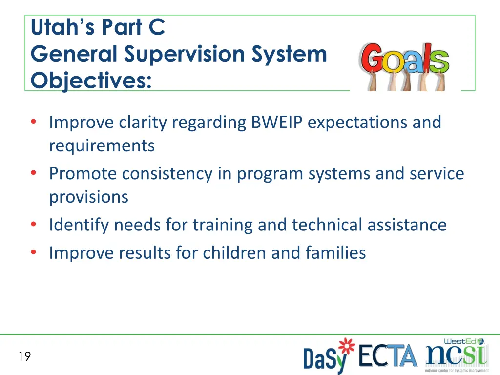 utah s part c general supervision system 1