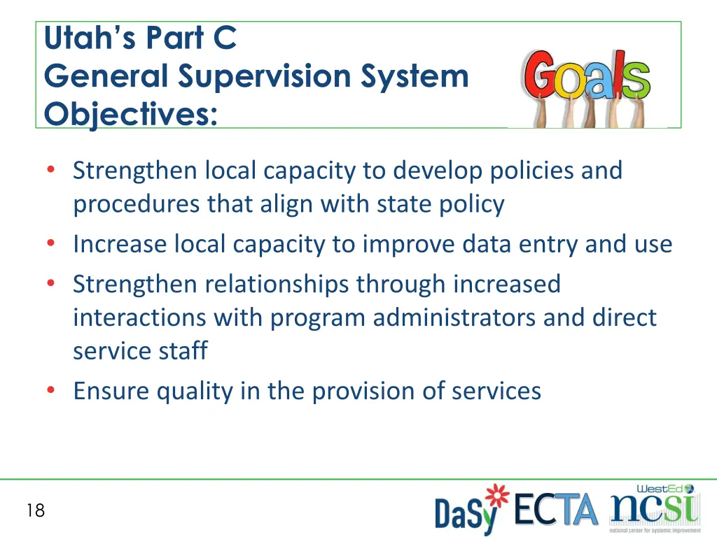 utah s part c general supervision system