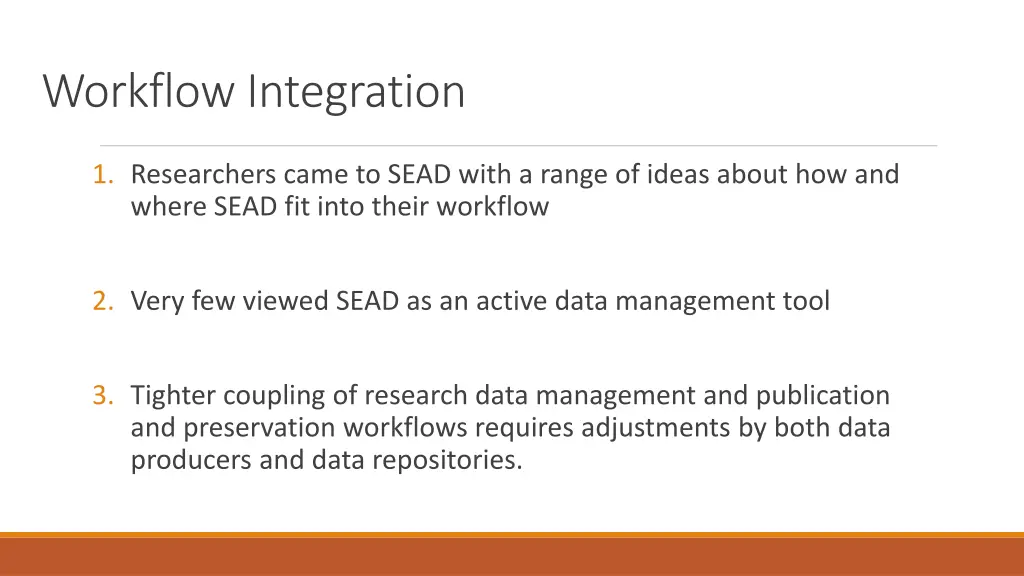 workflow integration