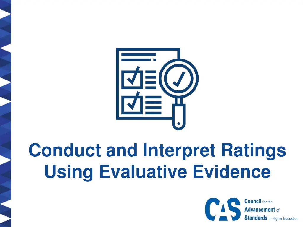 conduct and interpret ratings using evaluative