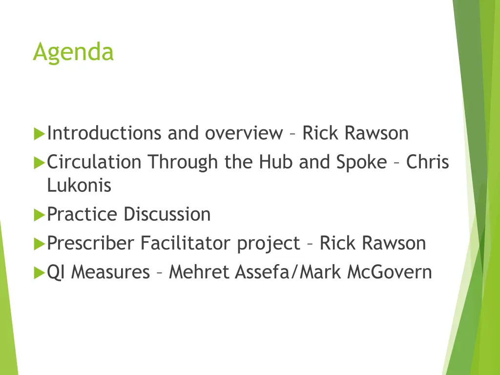 agenda