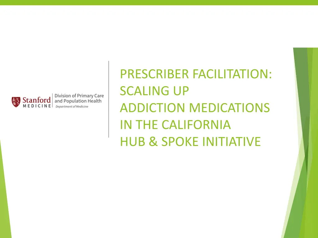 prescriber facilitation scaling up addiction