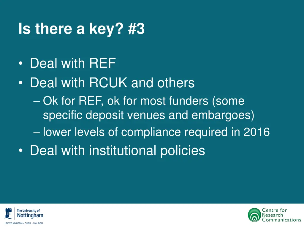 is there a key 3