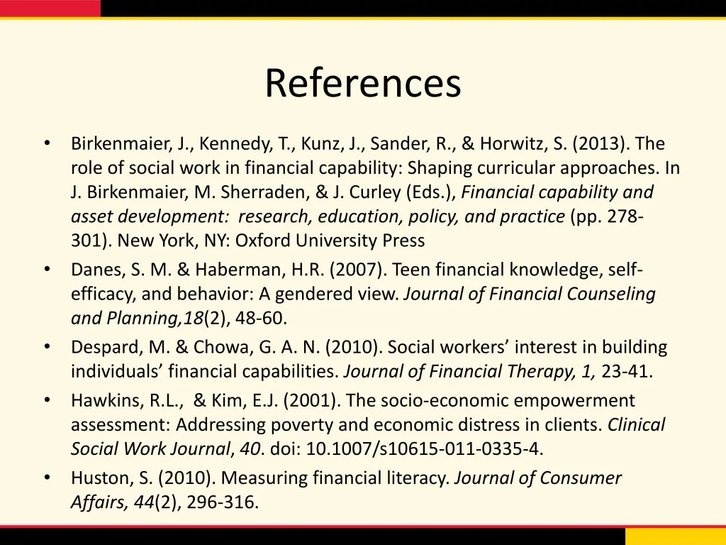 references